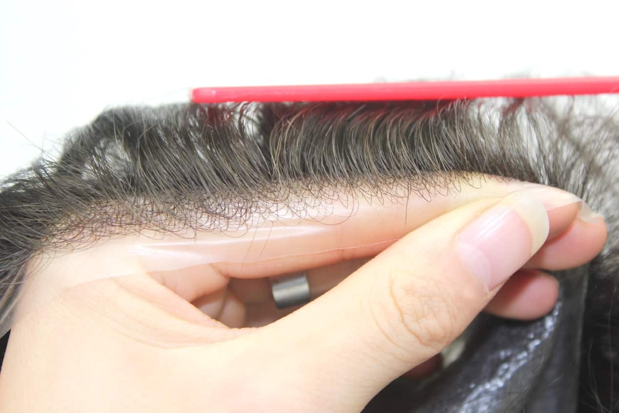 protesi capelli in poliuretano
